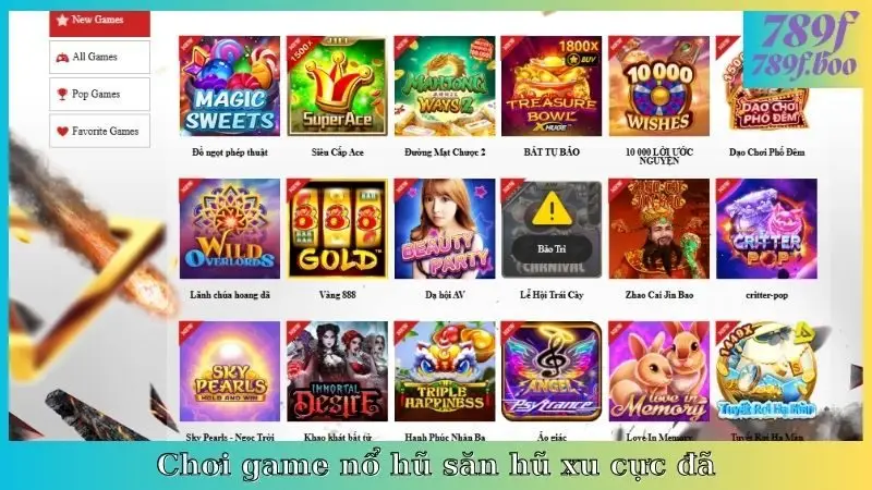Chơi game nổ hũ săn hũ xu cực đã