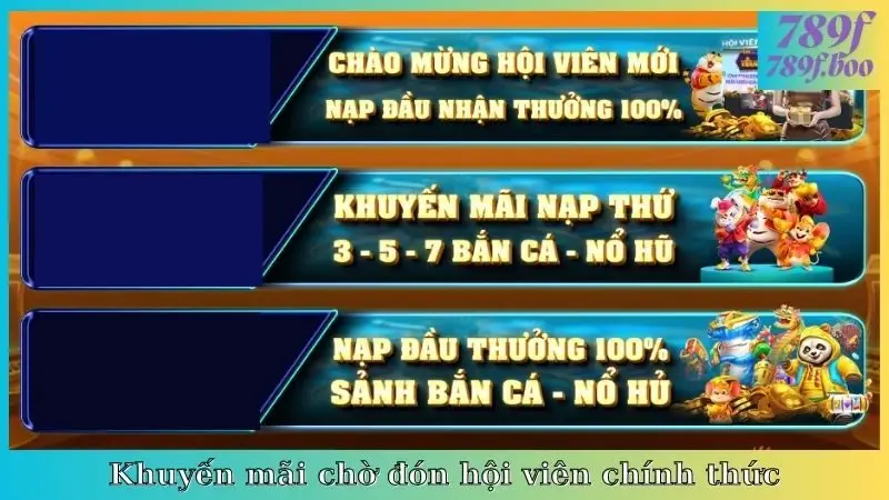 Khuyến mãi chờ đón hội viên chính thức
